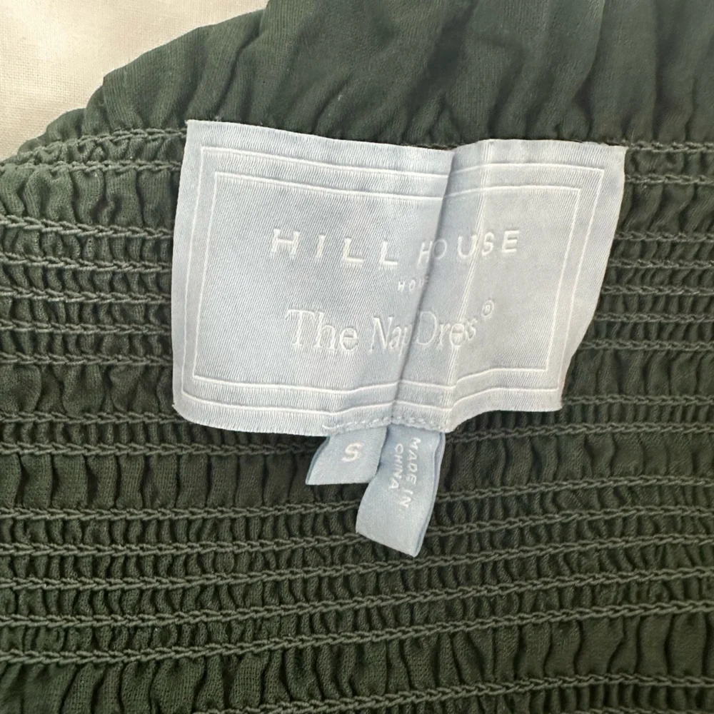 Hill House Ellie Nap Dress Green Shadow Stripe SMALL - Picture 3 of 4